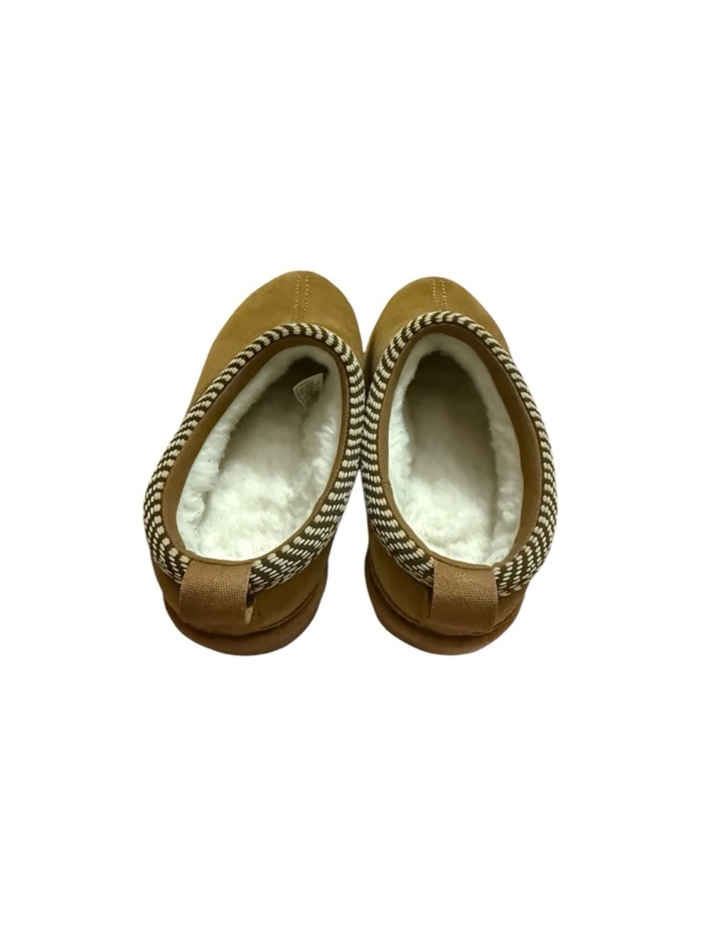 Koalaburra by Ugg Cozy Suede-Look Slip-On Slippers in Camel Brown - Picture 3 of 5